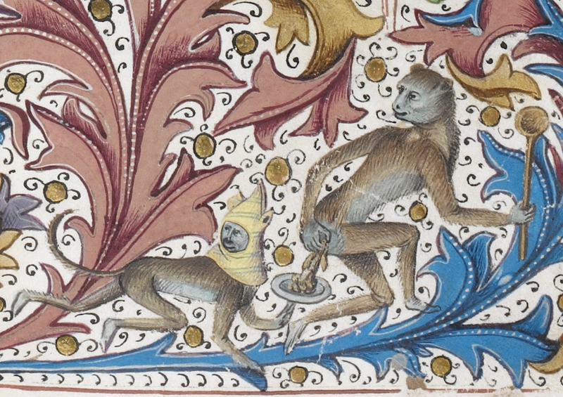 Illustration for article titled Bizarre and vulgar illustrations from illuminated medieval manuscripts